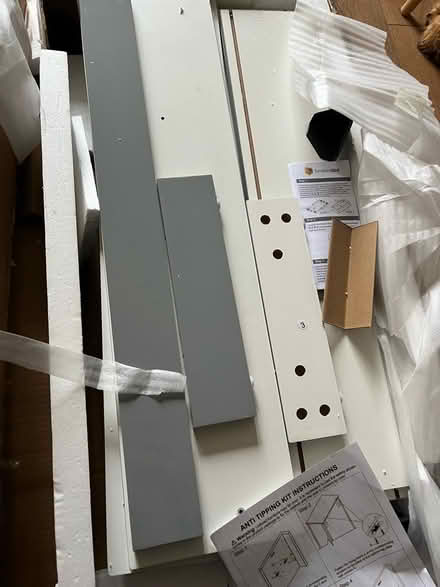 Photo of free Wood grey and white,part of drawers (PR5 Bamber bridge) #1