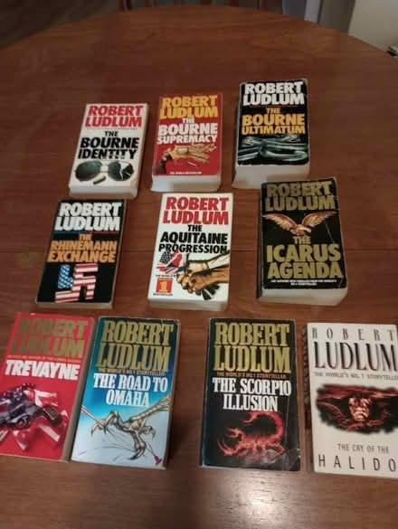 Photo of free Robert Ludlum books (Hanworth RG12) #1