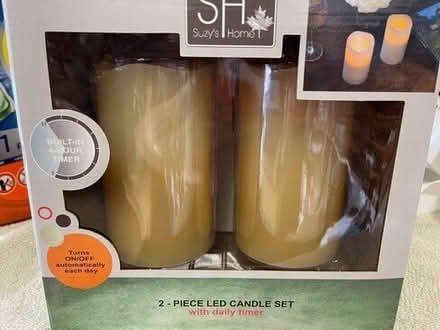 Photo of free 2-piece led candle set #1