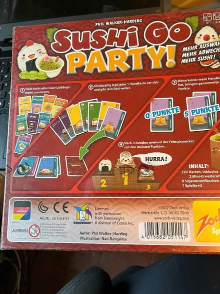 Photo of free Game Sushi Go Party (German version) (Sheffield Park TN22) #2