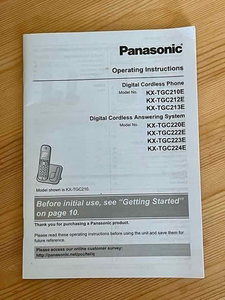 Photo of free Panasonic Cordless Phone (NW Chichester) #3