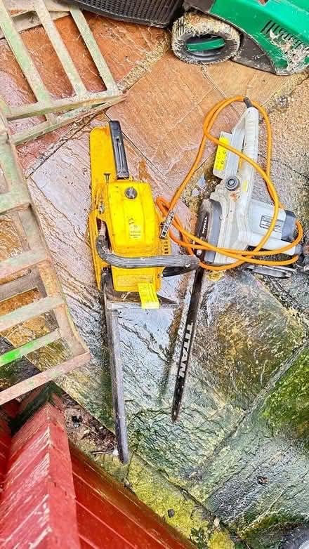 Photo of free Chainsaw, lawn mower and car ramps (Micklefield LS25) #2