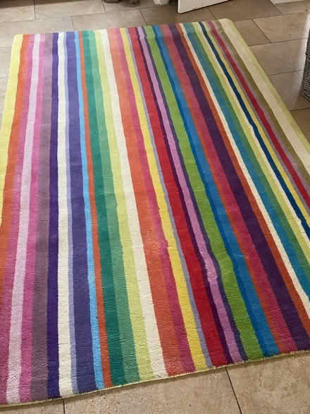 Photo of free Large colourful wool rug (Springfield, Chelmsford) #1