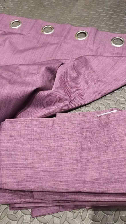 Photo of free Purple dunelm curtains x 4 (Chafford Hundred RM16) #1