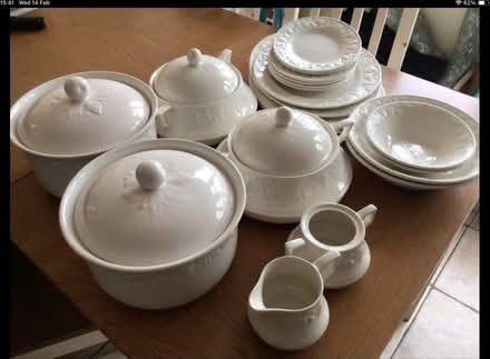 Photo of free Part cream/white dinner service (Stubbington PO14) #1