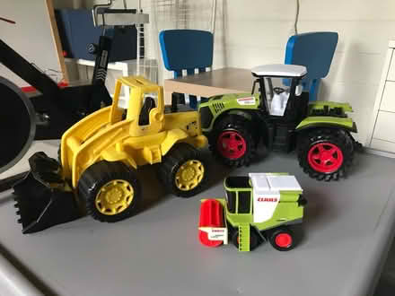 Photo of free Digger and tractor toys (Surbiton KT6) #1