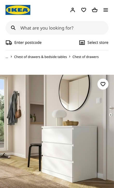 Photo of free Malm 3 drawer chest (Eastwood (G43)) #1