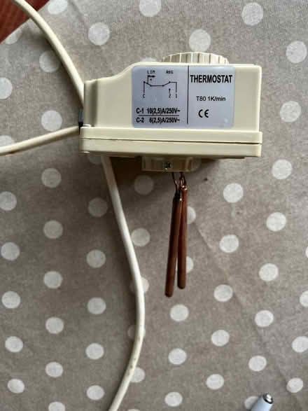 Photo of free Hot water tank central heating thermostat (Milbourne SN16) #1