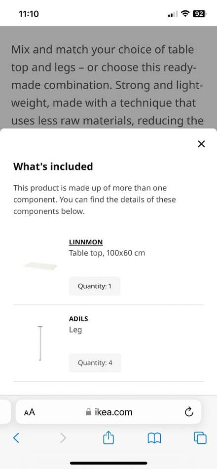Photo of free Ikea table (Chippenham SN15) #4