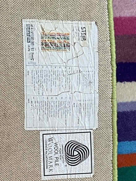 Photo of free Large colourful wool rug (Springfield, Chelmsford) #4