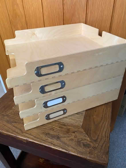 Photo of free Stationary Tray - wood (Sidmouth) #1