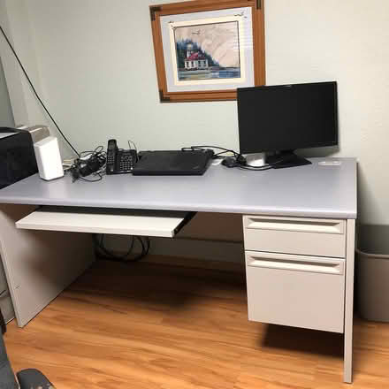 Photo of free desk, chair, drawer/shelf unit (Bothell, WA) #2