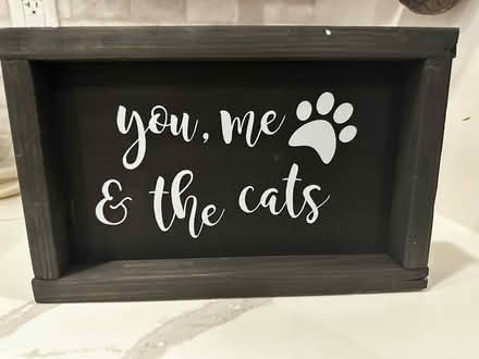 Photo of free You me & the cats sign (Columbia Heights) #2