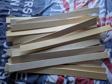 Photo of free Wooden slats from king bed frame (Loughborough LE11) #1