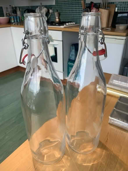 Photo of free Clip top glass bottles (Harrogate) #1