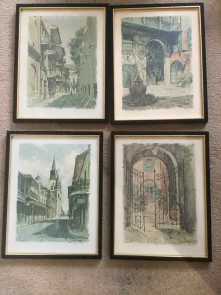 Photo of free Four Framed Prints of New Orleans by Don Davey (Bishops Wood ST19) #1