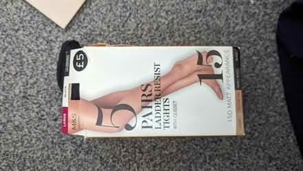 Photo of free New black ladder resist tights (Cherry Hinton Ward CB1) #1