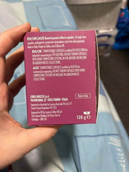 Photo of free Lavazza lungo dolce coffee pods (CV1) #4