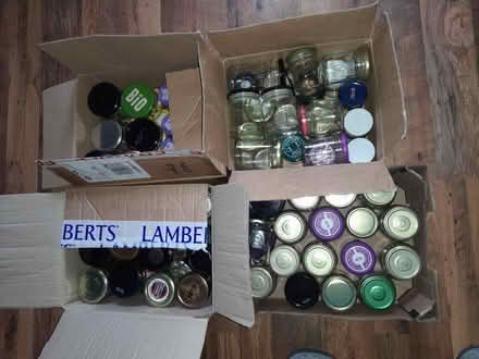 Photo of free empty, clean jam jars (Castle Hall SK15) #1