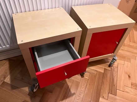 Photo of free Two 1x1 IKEA kallax roller tables (Lode, CB25 NorthEast Cambridge) #3