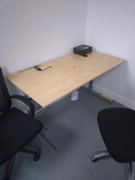 Photo of free Wooden desk (Slaithwaite) #1