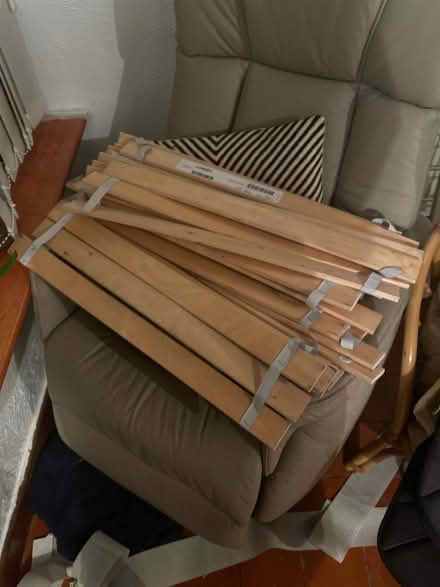 Photo of free Ikeas double bed slats (Denton) #1