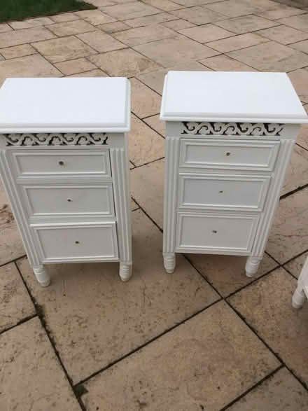 Photo of free 2 x Bedside Cabinets 1 x Chest of Drawers upcycle project (West Oxfordshire OX29) #1