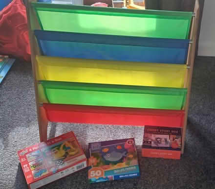 Photo of free Book shelf and puzzles (Coombe Road KT2) #1