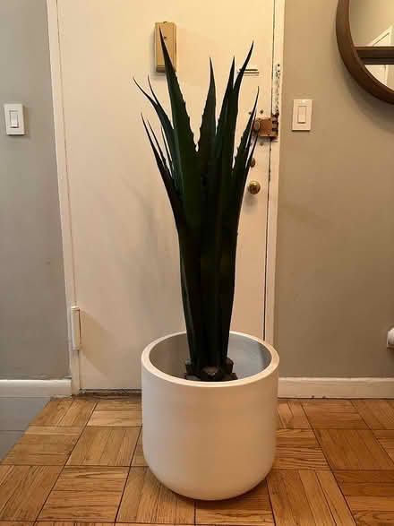 Photo of free Large Artificial Plant in Planter (Upper East Side) #1