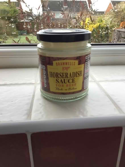 Photo of free Opened jar of Horseradish Sauce (Noctorum CH43) #1
