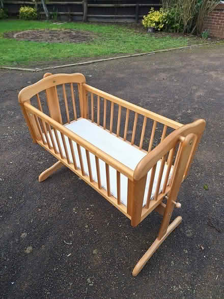 Photo of free Swinging moses basket/cot (Huntingdon) #1