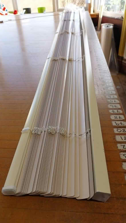 Photo of free Cream/white horizontal blind (Burley in wharfedale) #1