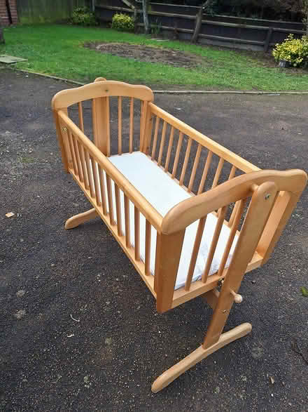Photo of free Swinging moses basket/cot (Huntingdon) #2