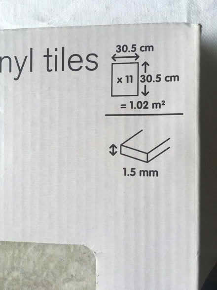 Photo of free 1 pack Self Adhesive Tiles (Westbourne Park W11) #2