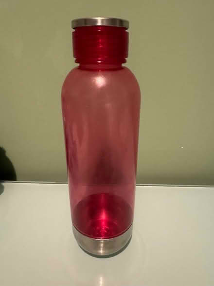 Photo of free Pink plastic/metal water bottle (Fairfield LA1) #1