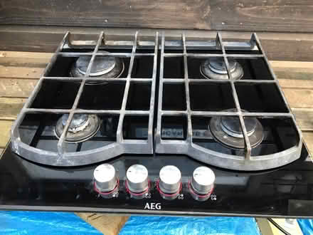 Photo of free aeg 4 burner gas On Glass hob (CM12) #2