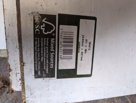 Photo of free Long wood shelving boards (Royston) #2