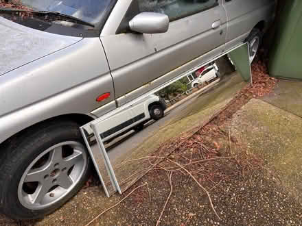 Photo of free IKEA pax mirror wardrobe doors (SE28) #4