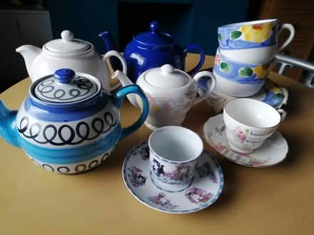 Photo of free Teapots etc (Heaviley) #1