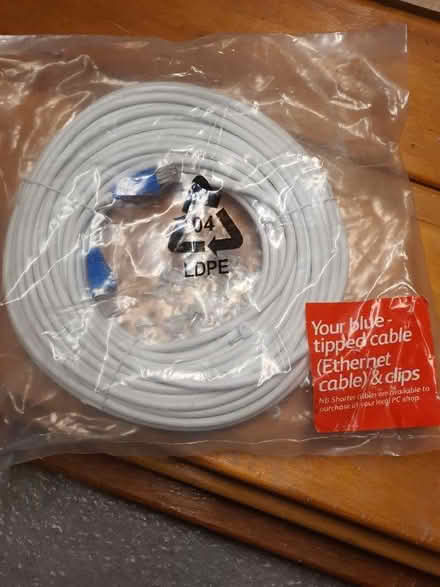 Photo of free Roll of unused unopened network cable. (Manor Park Estate SG6) #1
