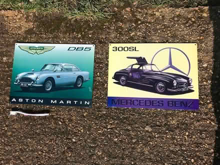 Photo of free 2 x metal car signs (Chalfont St Giles) #1