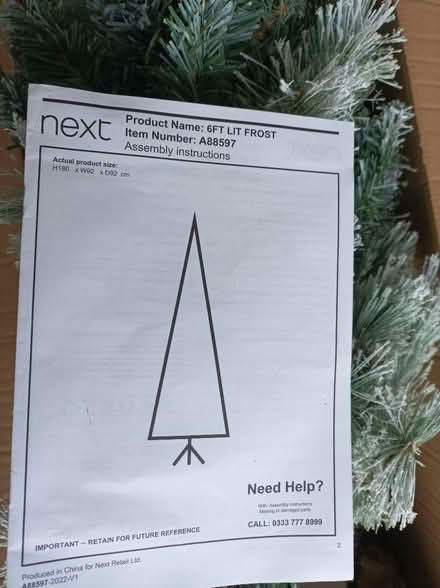Photo of free 6' Christmas Tree (Canvey SS8) #1