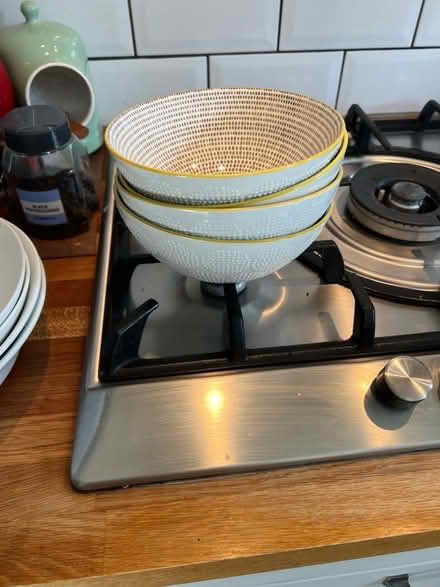 Photo of free 4 dinner plates & bowls (Narborough) #4