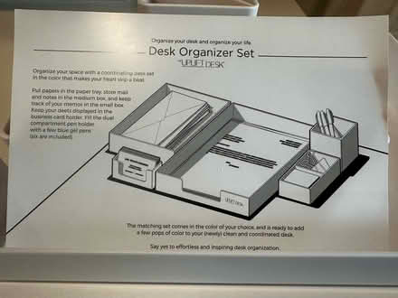 Photo of free Desk organizer set in CoHi (Columbia Heights) #2