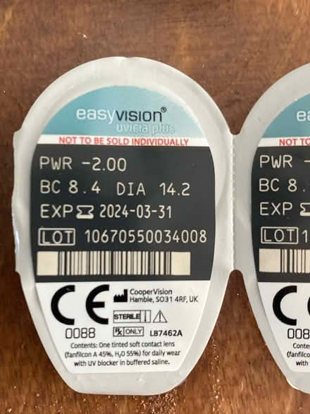 Photo of free 4 x contact lenses (Bournehall, Bushey, WD23 3) #3
