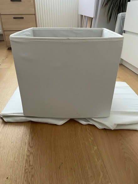 Photo of free 3 white ikea storage boxes (Highbury Barn N5) #1