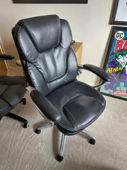Photo of free 3 office chairs, good condition CR5 (Hooley CR5) #1