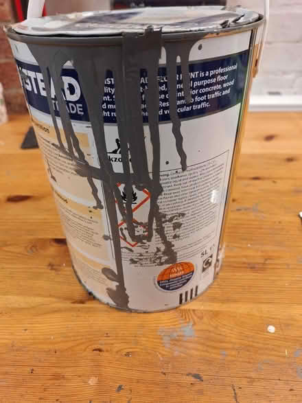 Photo of free Armstead trade floor paint, grey 2L (Oakley HP18) #2