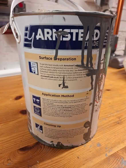 Photo of free Armstead trade floor paint, grey 2L (Oakley HP18) #3
