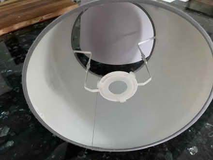 Photo of free Lamp shades, pair - grey (Hutton CA11) #1